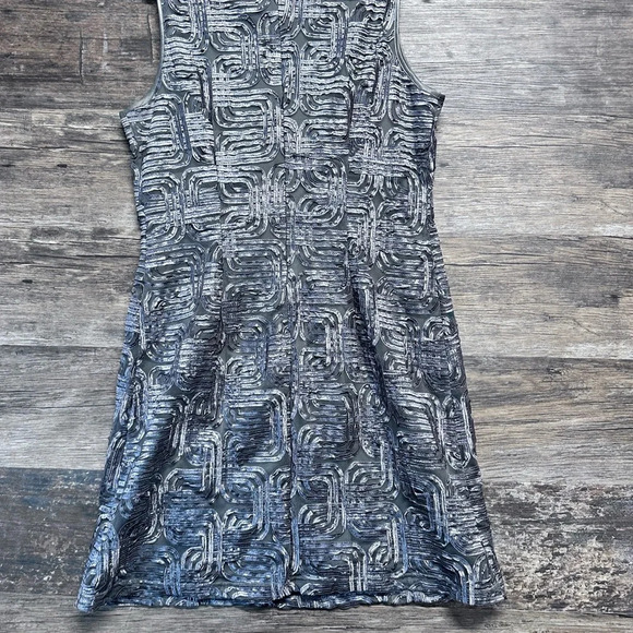 Jessica H Gray Sleeveless V-neck Sheath Mini Dress for Cocktail - Picture 4 of 9